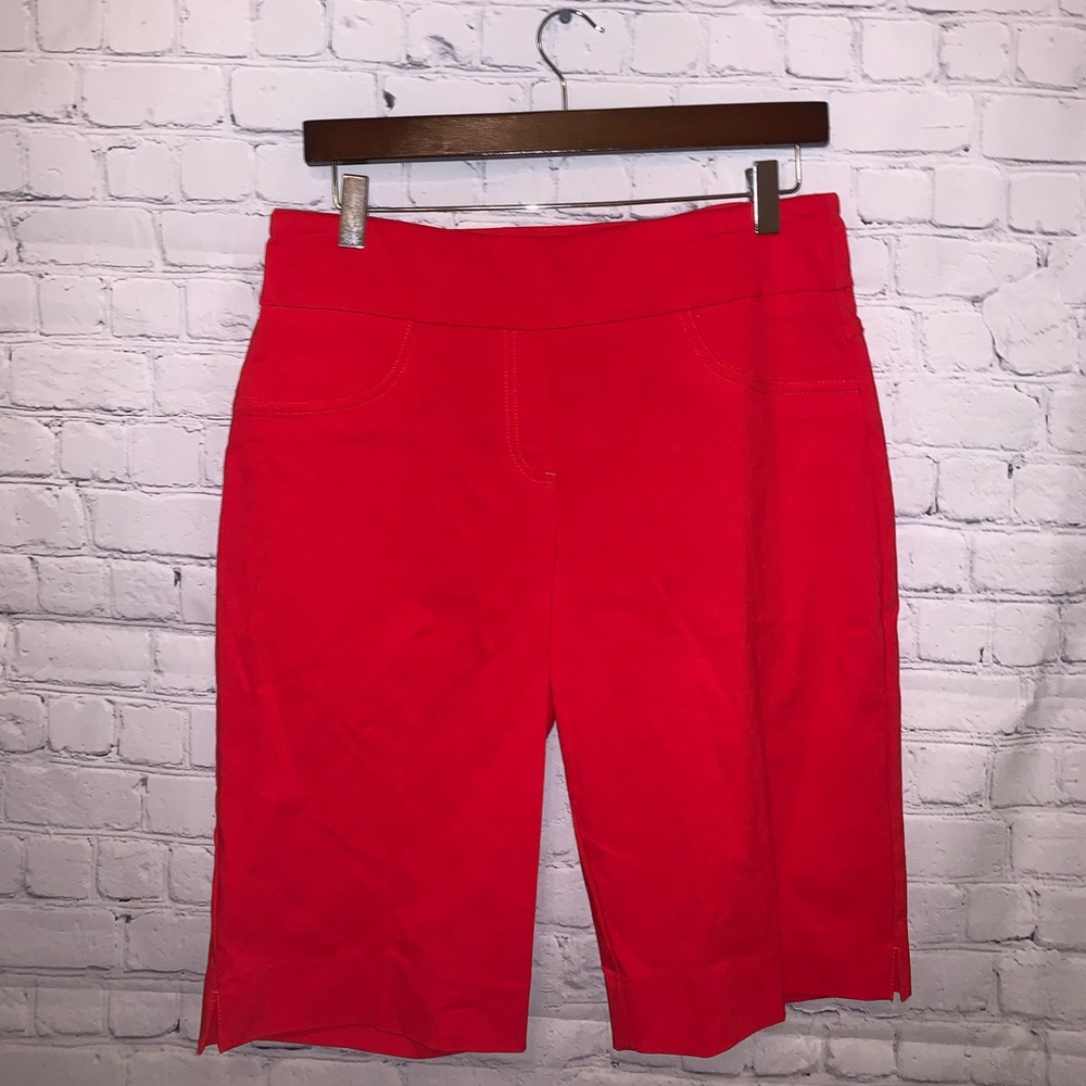 Ruby Rd. Red Dress shorts size 10